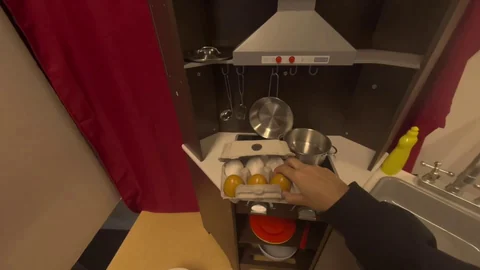 EgoDex first-person kitchen demonstration from the paper's S1 data figure