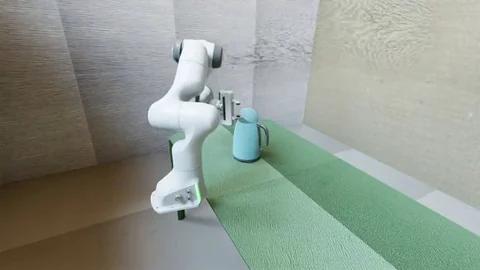 InternData-A1 simulated robot opening a pot, from the paper's S1 data figure